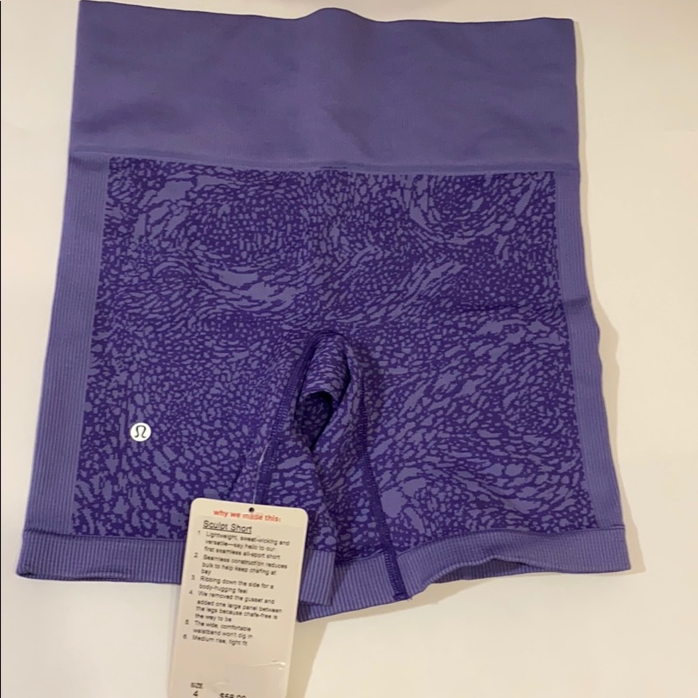 Lululemon sculpt short(biker/training shorts)